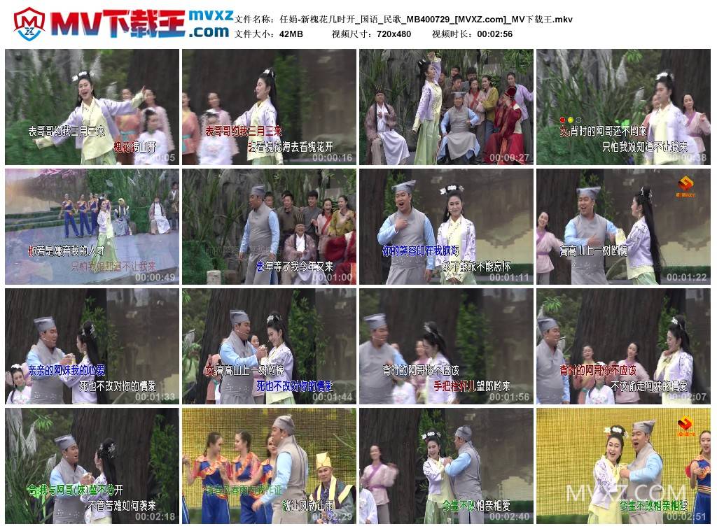 任娟-新槐花几时开_国语_民歌_MB400729